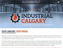 Tablet Screenshot of industrialcalgary.com